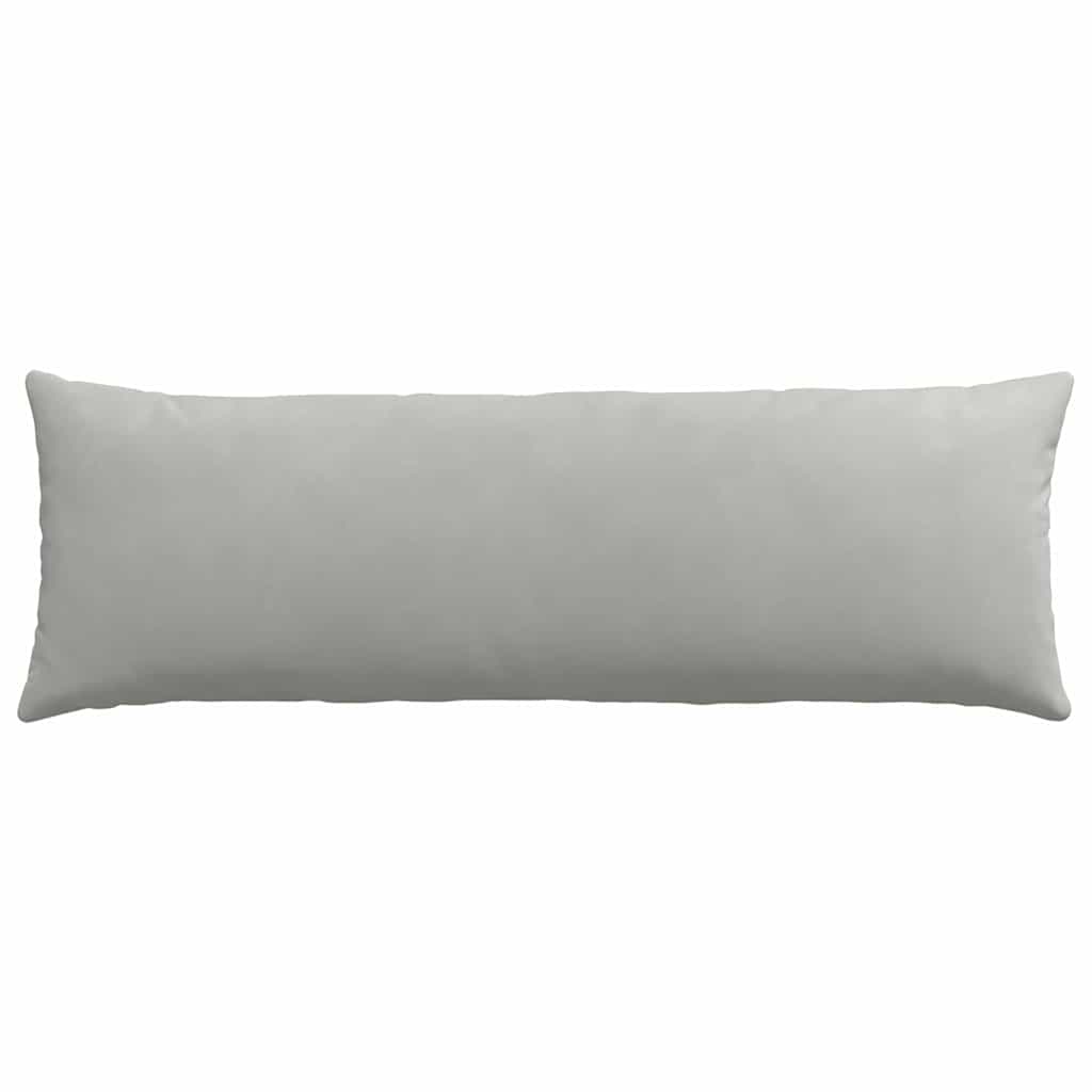 Sofa Pagalvės 2 pcs Šviesiai pilka 120 x 40 cm audinys