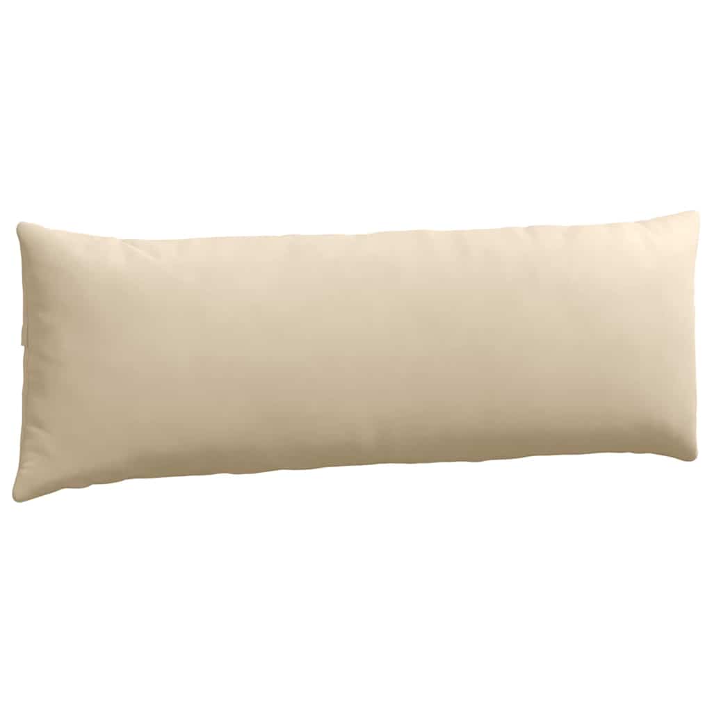 Sofa Pagalvės 2 pcs Kreminė 120 x 40 cm audinys