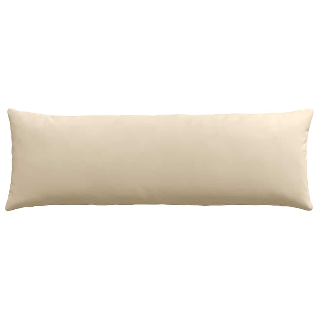 Sofa Pagalvės 2 pcs Kreminė 120 x 40 cm audinys