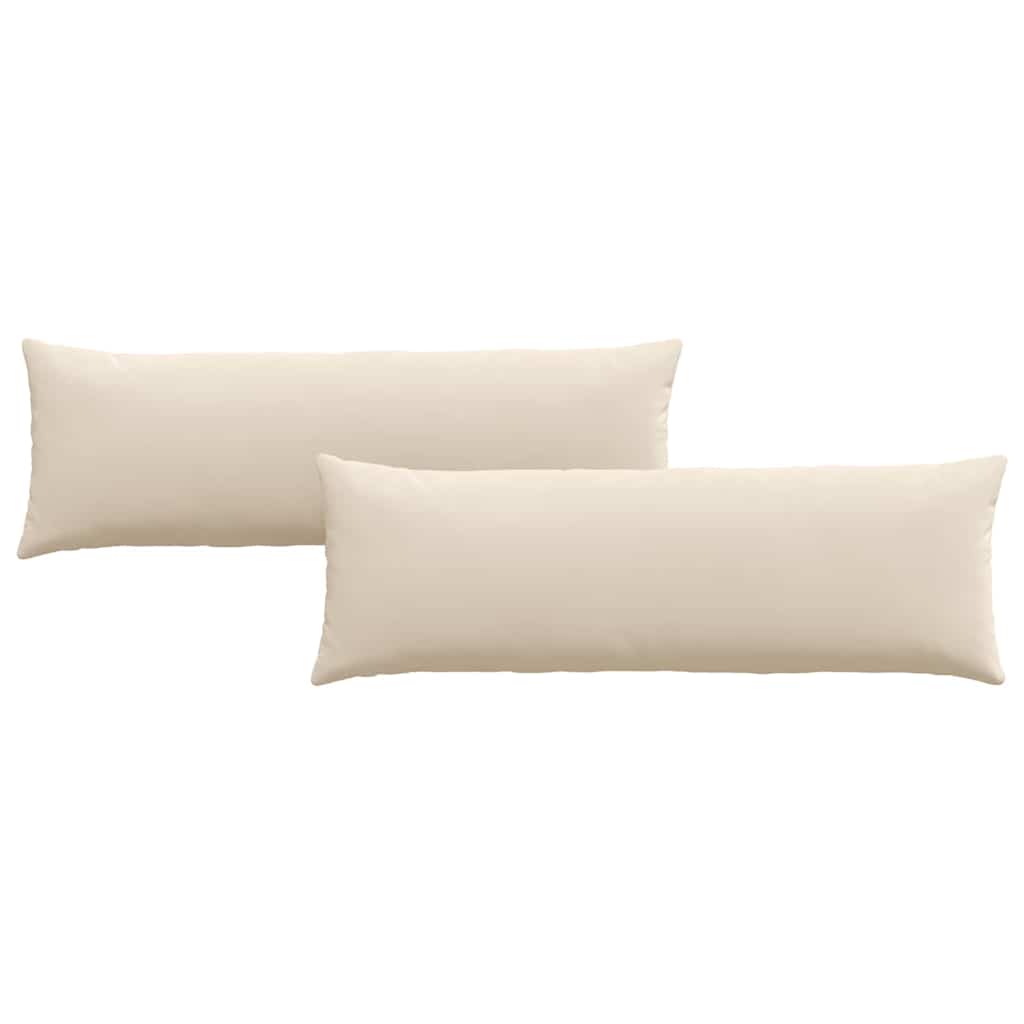 Sofa Pagalvės 2 pcs Smėlio 120 x 40 cm audinys