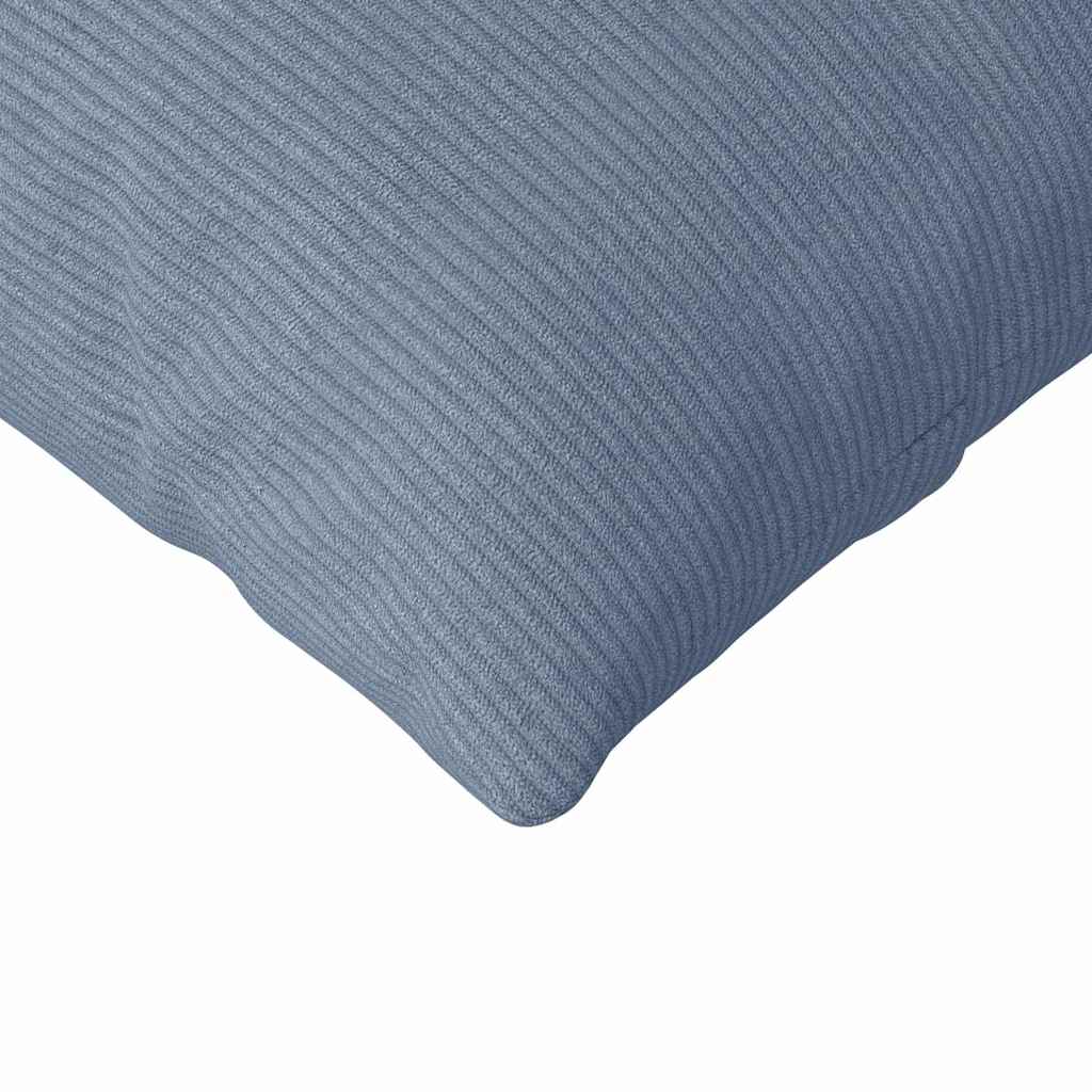 Sofa Pagalvės 2 pcs Mėlyna 120 x 40 cm Kordūrinis audinys