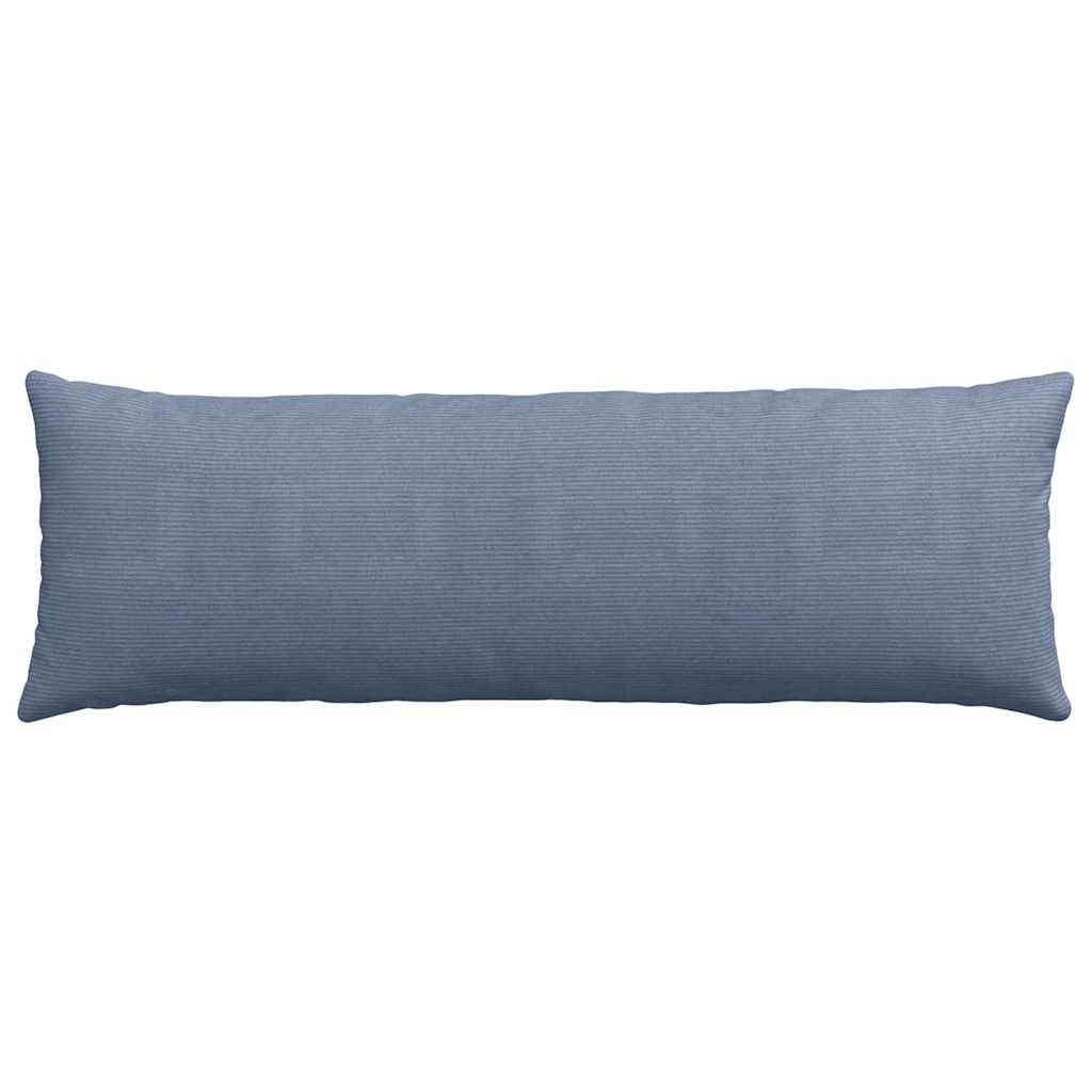 Sofa Pagalvės 2 pcs Mėlyna 120 x 40 cm Kordūrinis audinys