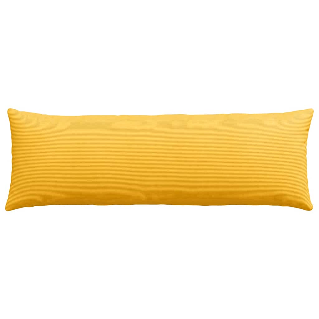 Sofa Pagalvės 2 pcs Šviesi geltona 120 x 40 cm