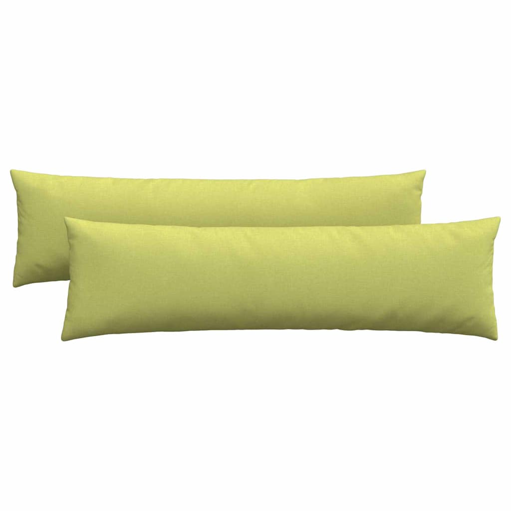 Sofa Pagalvės 2 pcs Šviesiai žalia 145 x 40 cm audinys