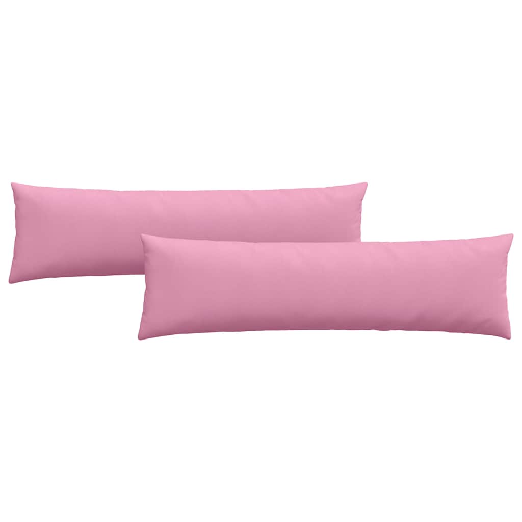 Sofa Pagalvės 2 pcs Rožinė 145 x 40 cm audinys