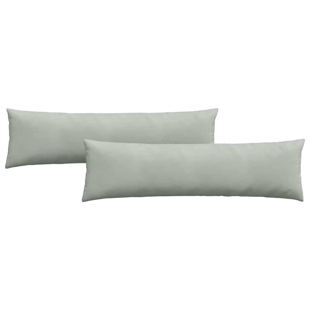 Sofa Pagalvės 2 pcs Šviesiai pilka 145 x 40 cm
