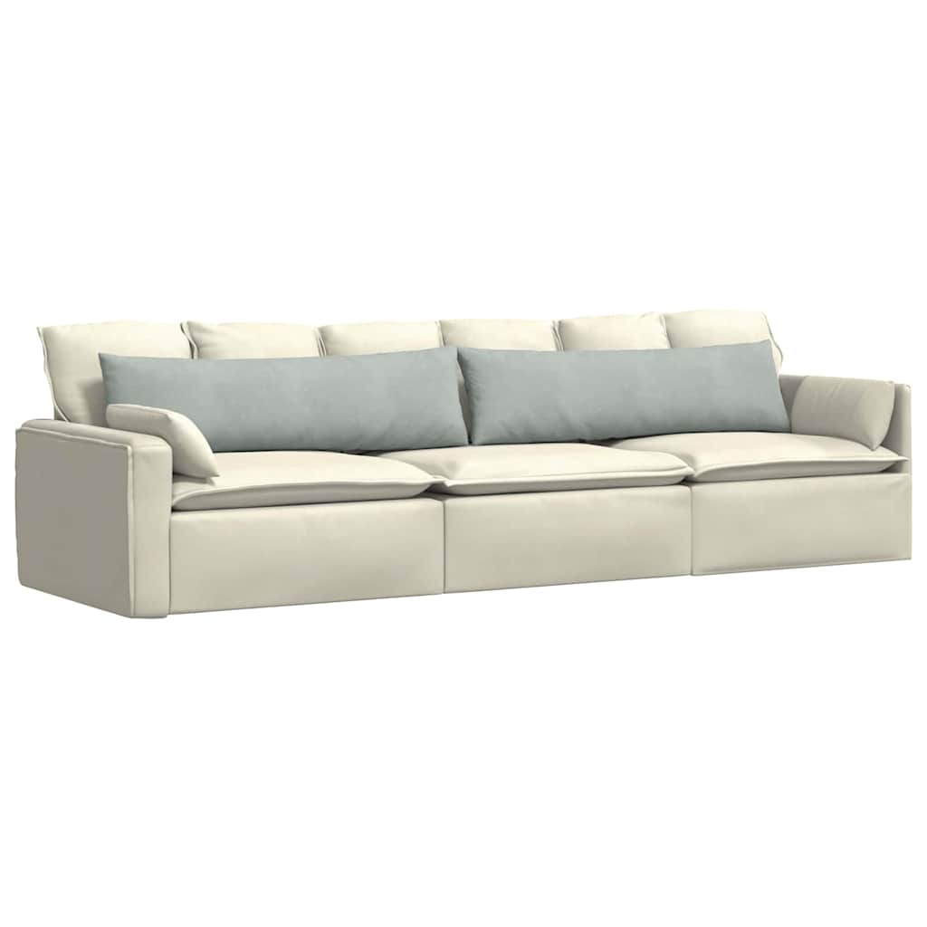 Sofa Pagalvės 2 pcs Šviesiai pilka 145 x 40 cm