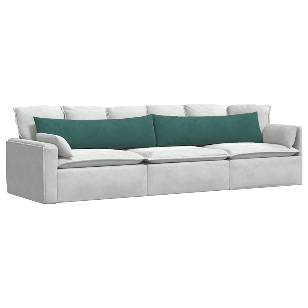 Sofa Cushions 2 pcs Dark green 145 x 40 cm
