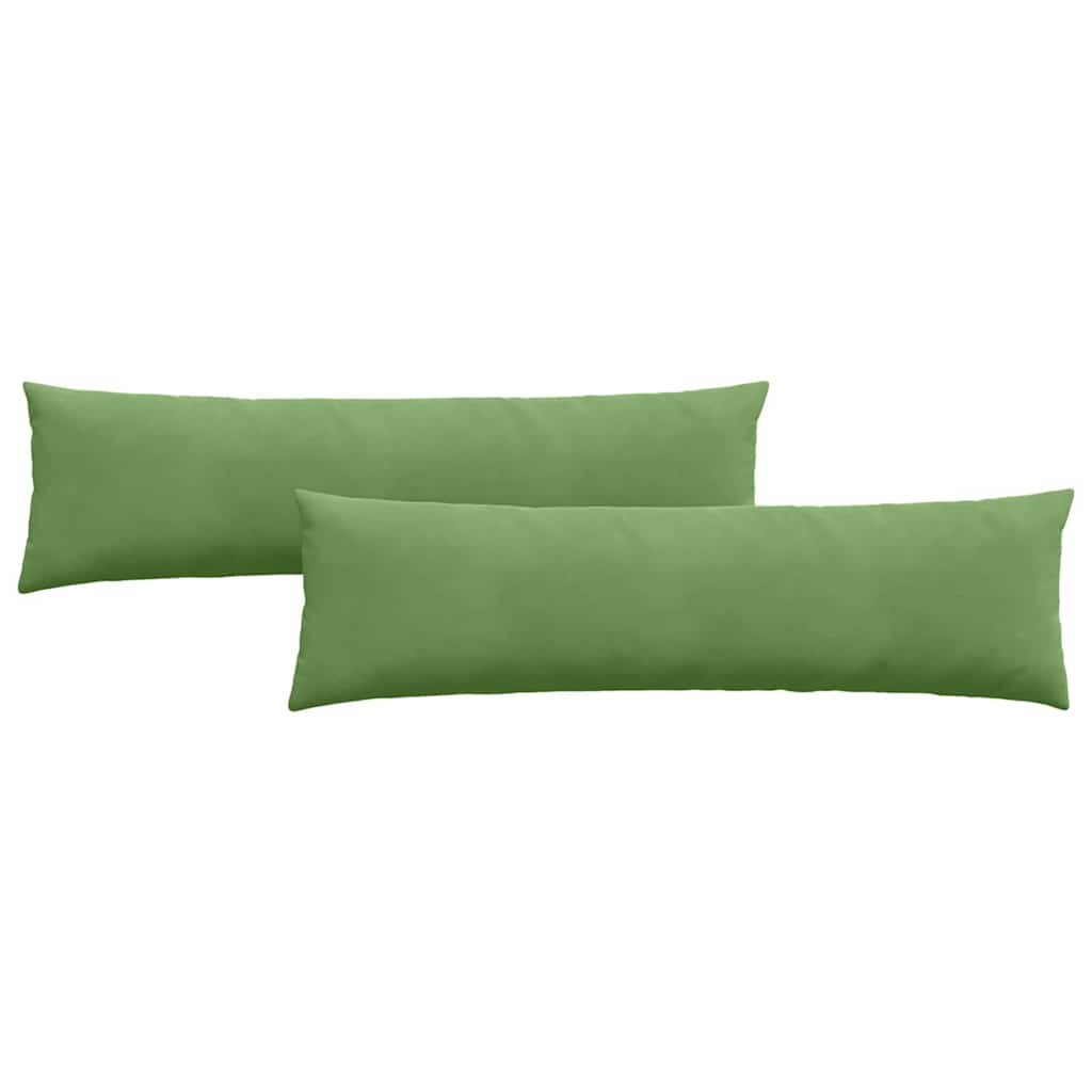 Sofa Pagalvės 2 pcs Šviesiai žalia 145 x 40 cm