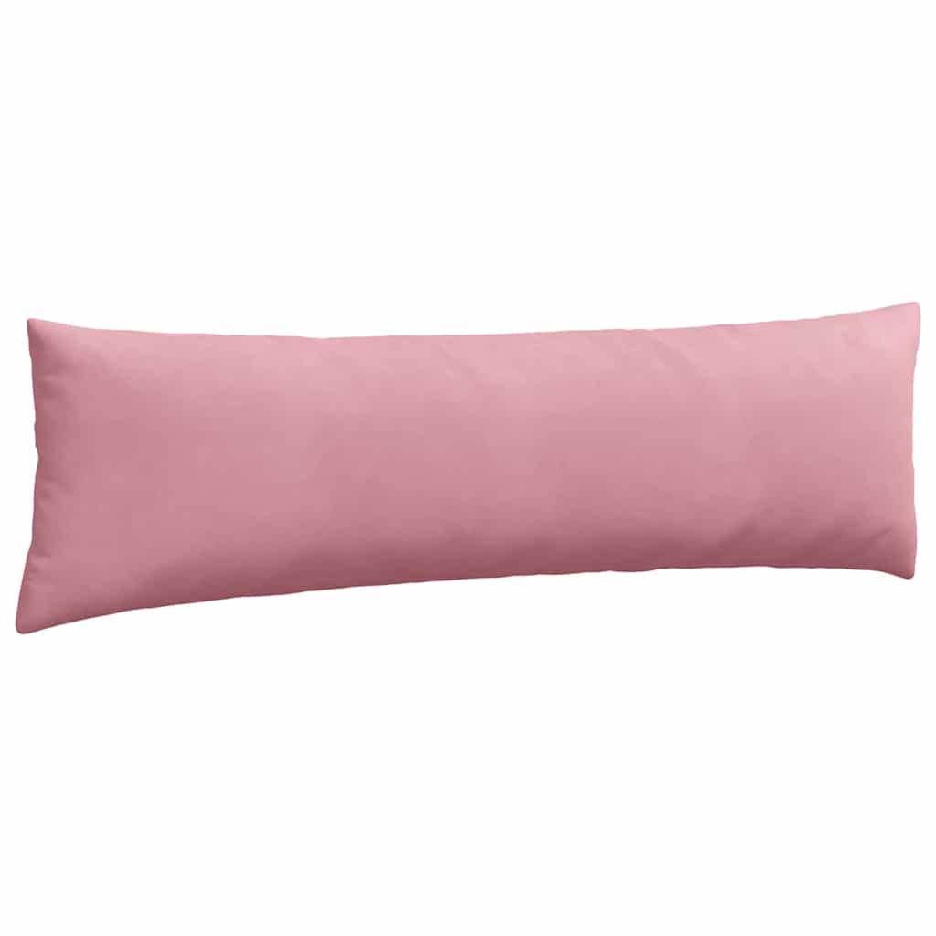 Sofa Pagalvės 2 pcs Rožinė 145 x 40 cm Kordūrinis audinys