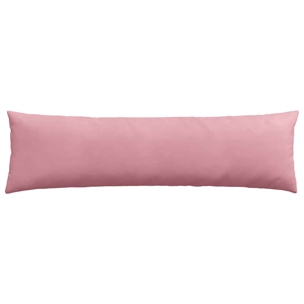 Sofa Pagalvės 2 pcs Rožinė 145 x 40 cm Kordūrinis audinys