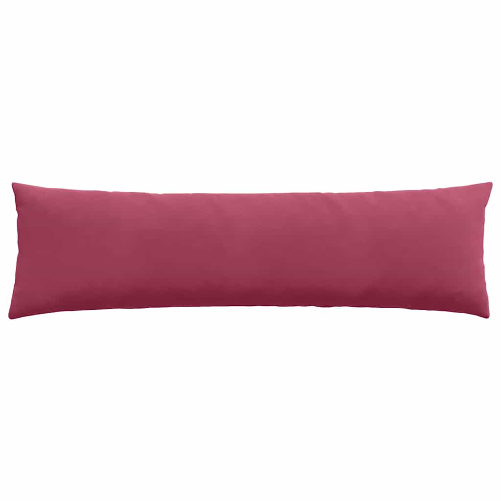 Sofa Pagalvės 2 pcs Vyno raudona 145 x 40 cm Kordūrinis audinys