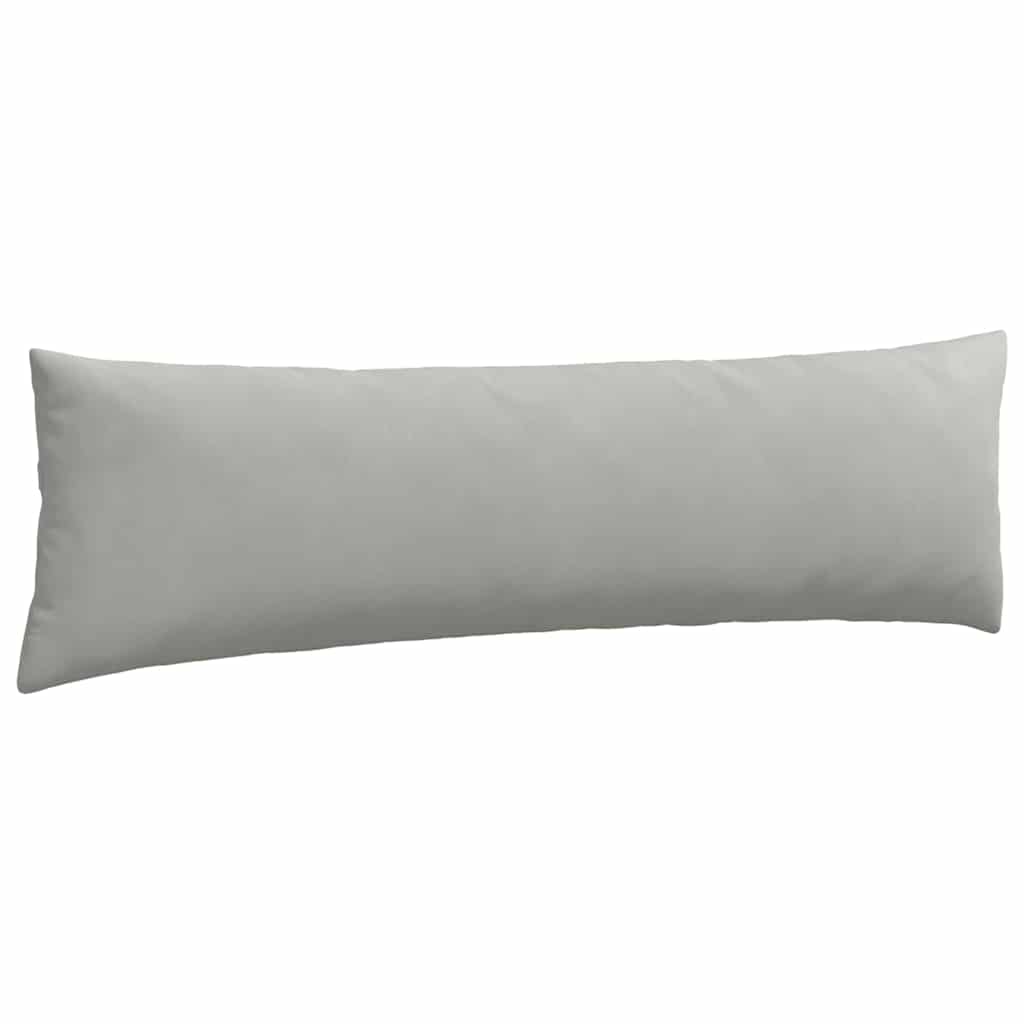 Sofa Pagalvės 2 pcs Šviesiai pilka 145 x 40 cm audinys