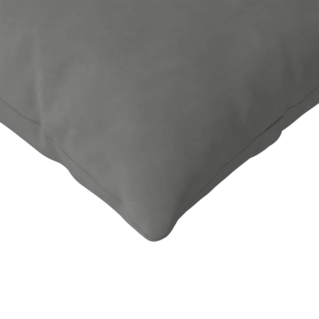 Sofa Pagalvės 2 pcs Tamsiai pilka 145 x 40 cm audinys