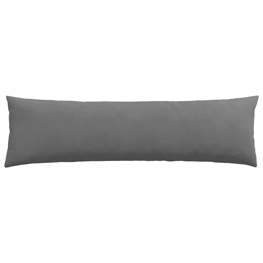 Sofa Pagalvės 2 pcs Tamsiai pilka 145 x 40 cm audinys