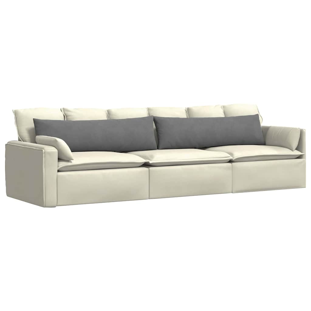 Sofa Pagalvės 2 pcs Tamsiai pilka 145 x 40 cm audinys