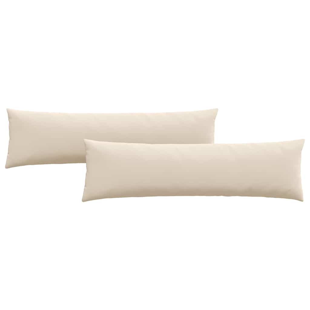 Sofa Pagalvės 2 pcs Smėlio 145 x 40 cm audinys