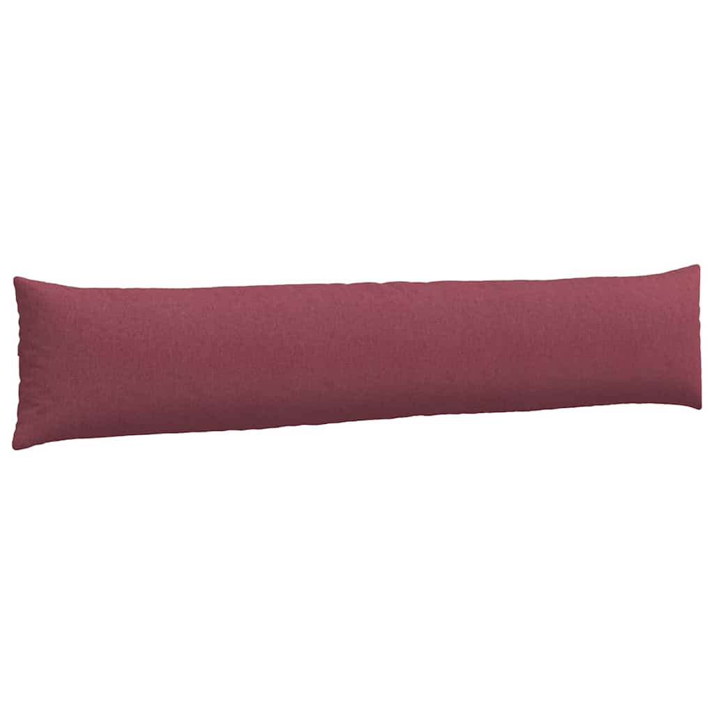 Sofa Pillows 2 pcs Wine Red 200 x 40 cm fabric