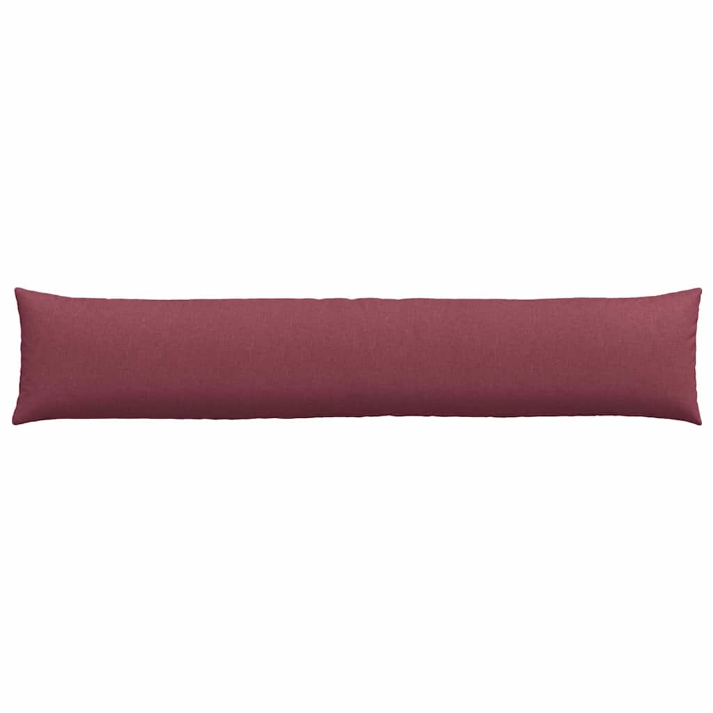 Sofa Pillows 2 pcs Wine Red 200 x 40 cm fabric