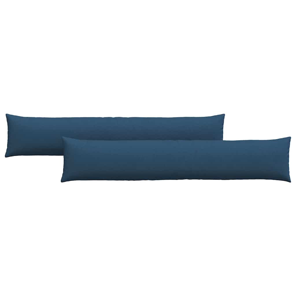 Sofa Pagalvės 2 pcs Mėlyna 200 x 40 cm audinys