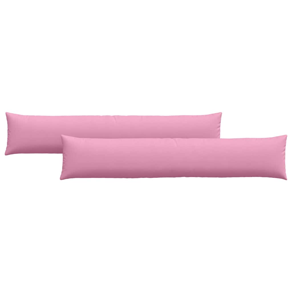 Sofa Pagalvės 2 pcs Rožinė 200 x 40 cm audinys