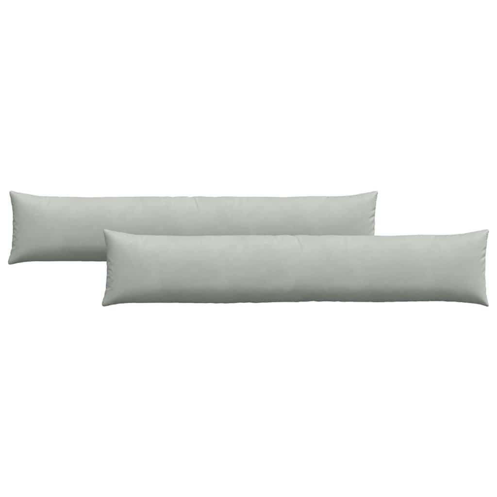 Sofa Pagalvės 2 pcs Šviesiai pilka 200 x 40 cm