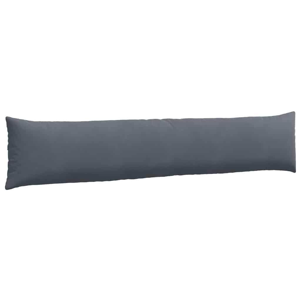 Sofa Pagalvės 2 pcs Tamsiai pilka 200 x 40 cm