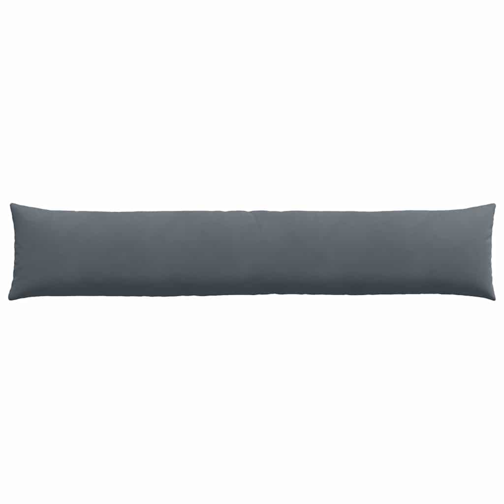 Sofa Pagalvės 2 pcs Tamsiai pilka 200 x 40 cm