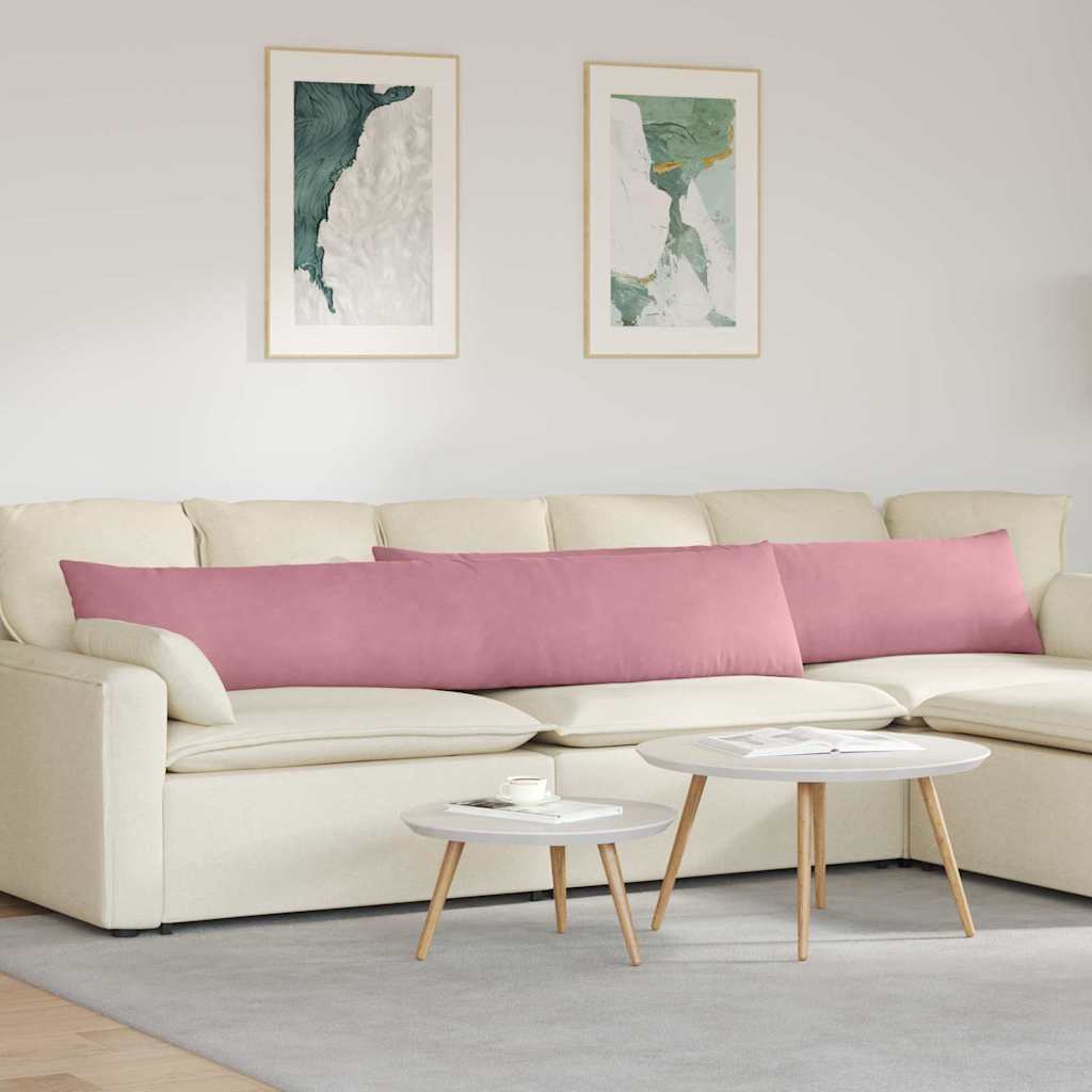 Dīvāna spilveni 2 gab. Rozā 200 x 40 cm Kordurojs
