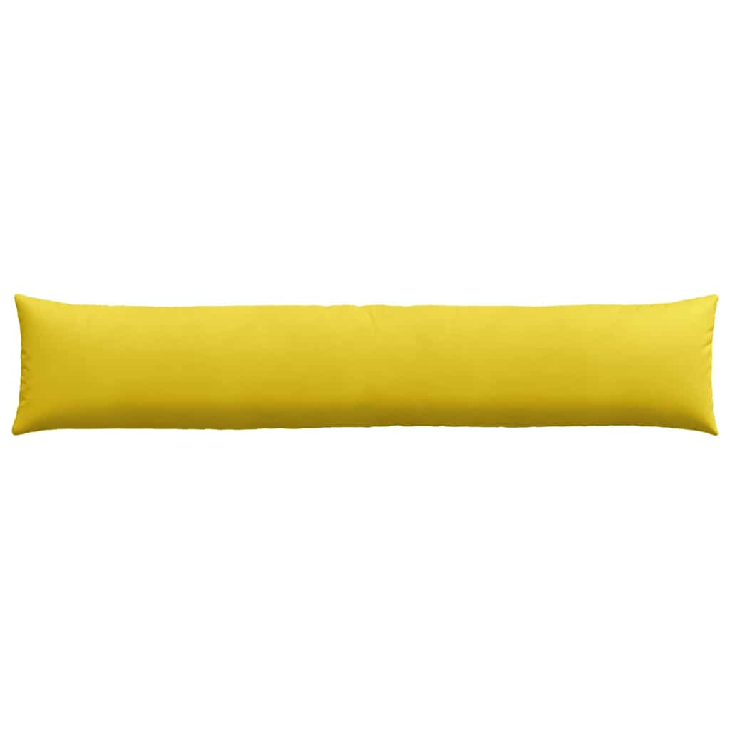 Sofa Pagalvės 2 pcs Geltona 200 x 40 cm Kordūrinis audinys
