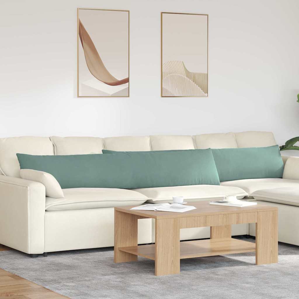 Sofa Pillows 2 pcs Sea Green 200 x 40 cm Cordura Fabric