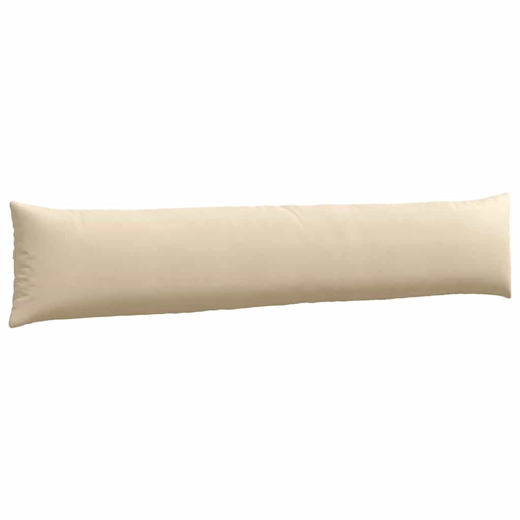 Sofa Pagalvės 2 pcs Kreminė 200 x 40 cm audinys