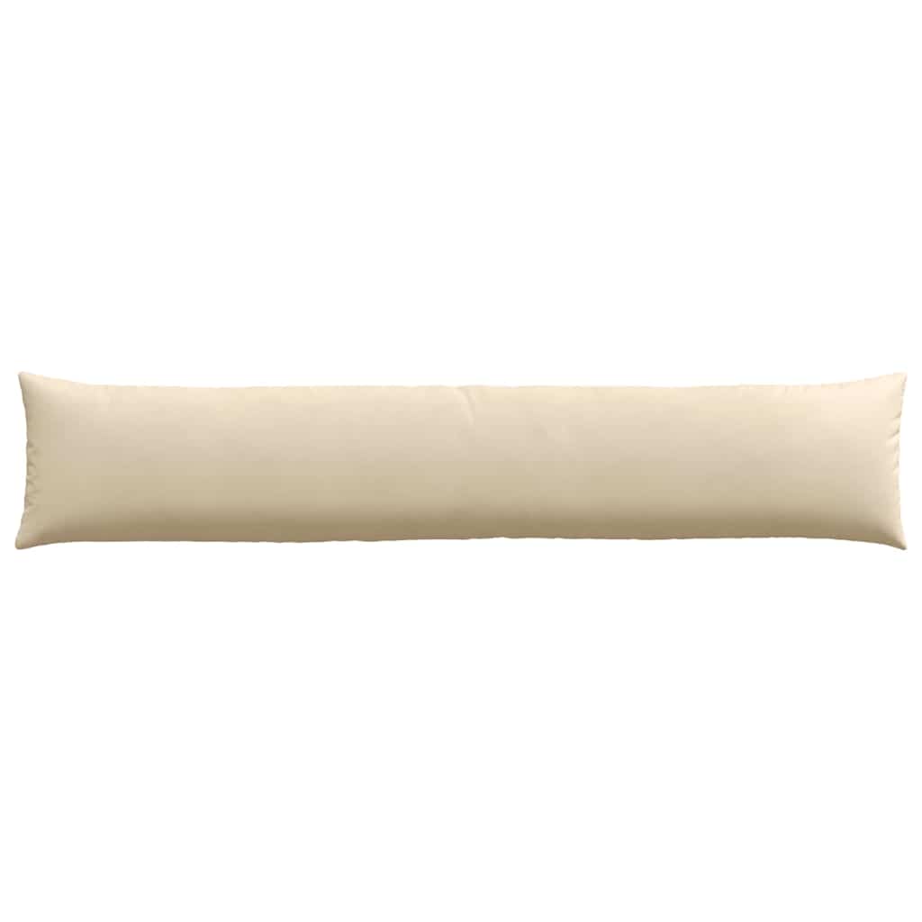 Sofa Pagalvės 2 pcs Kreminė 200 x 40 cm audinys