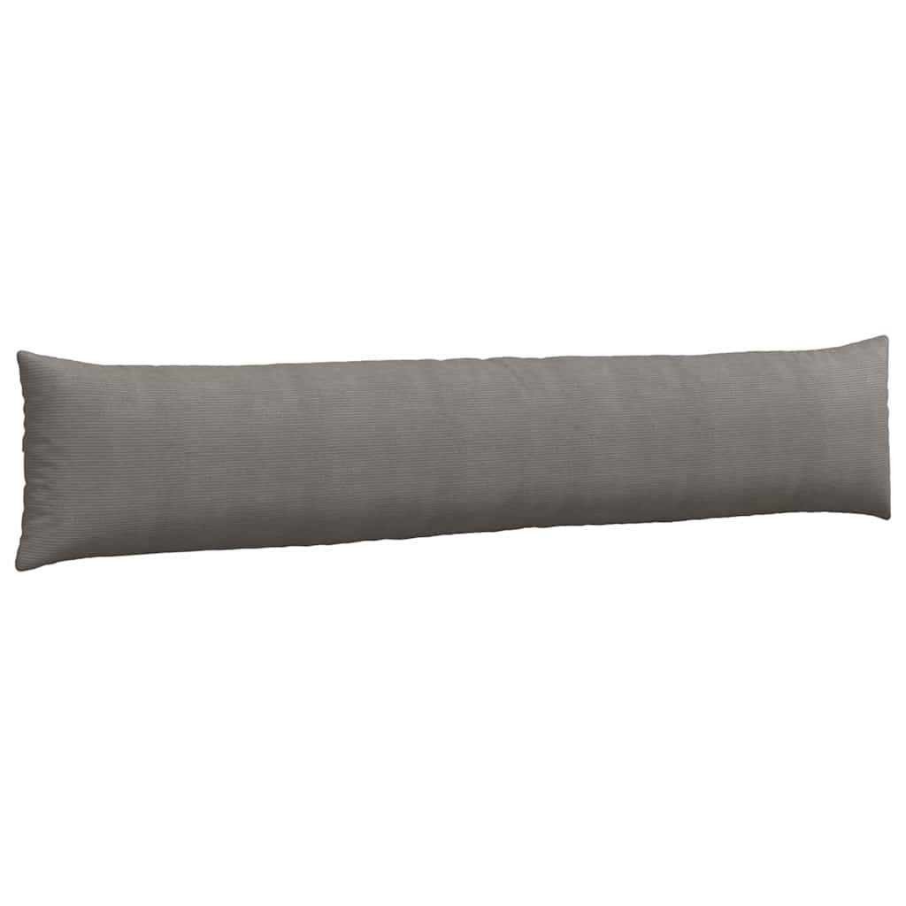Sofa Cushion 2 pcs Light Grey 200 x 40 cm