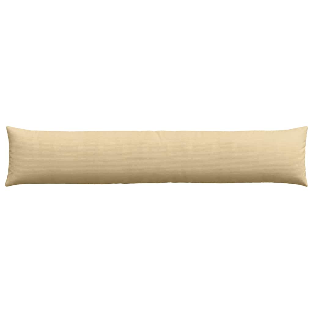 Sofa Pagalvės 2 pcs Pilkai žalia 200 x 40 cm Kordūrinis audinys
