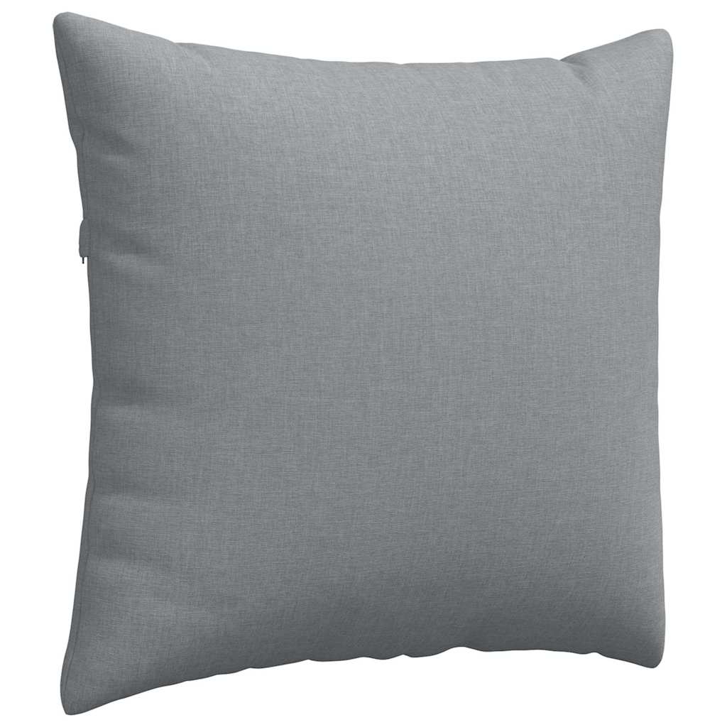 Sofa Pagalvės 2 pcs Šviesiai pilka 45 x 45 cm audinys