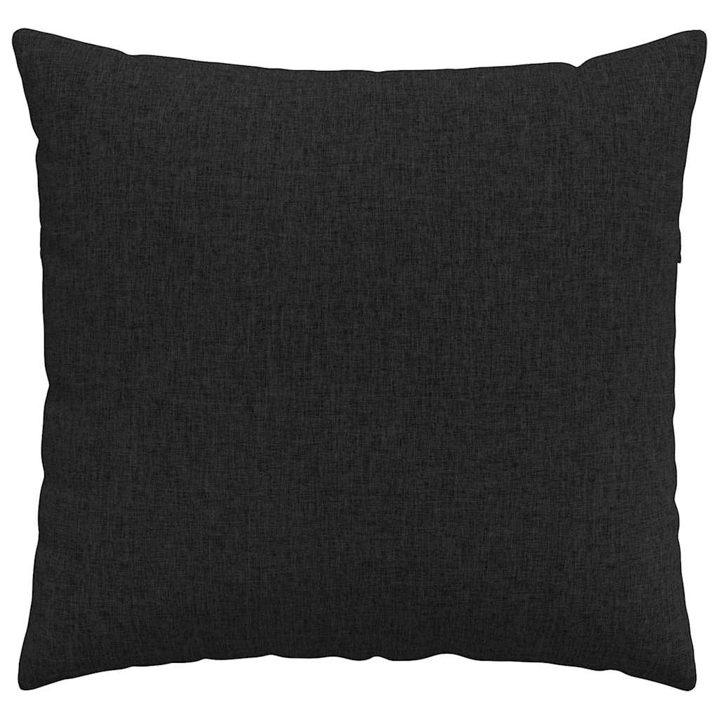 Sofa Pagalvės 2 pcs Juoda 45 x 45 cm audinys