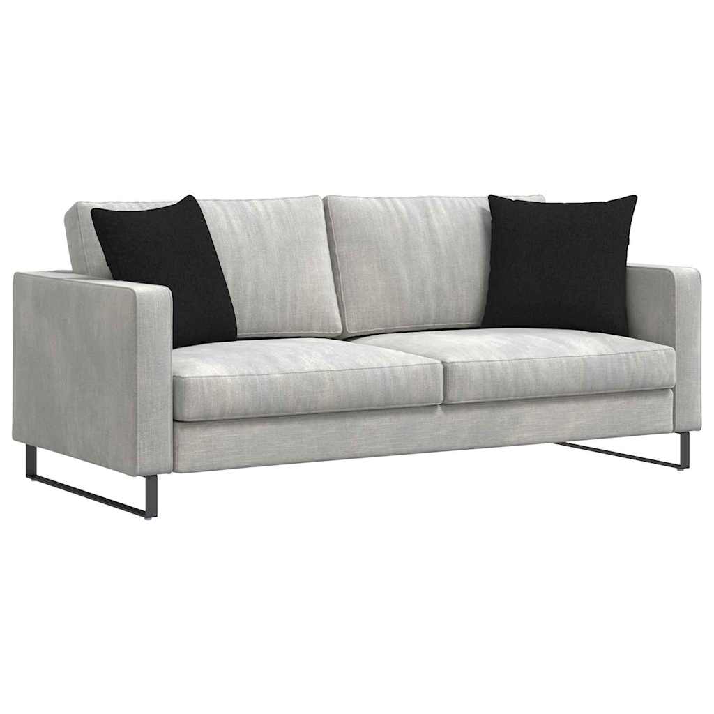 Sofa Pagalvės 2 pcs Juoda 45 x 45 cm audinys