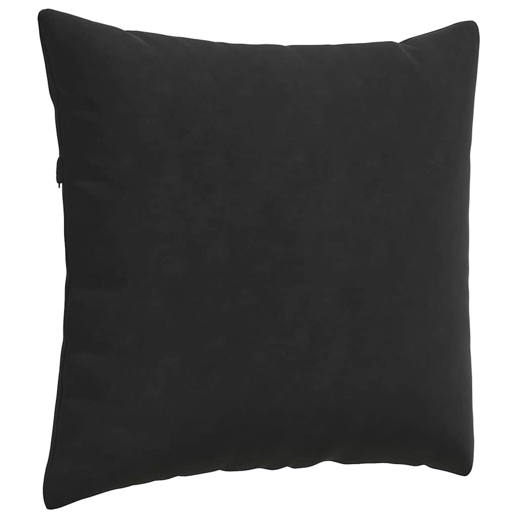 Sofa Pagalvės 2 pcs Juoda 45 x 45 cm Kordūrinis audinys