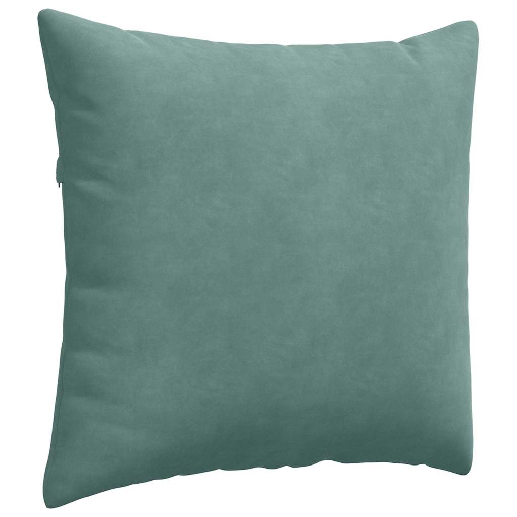 Sofa Pagalvės 2 pcs Jūrinė žalia 45 x 45 cm Kordūrinis audinys