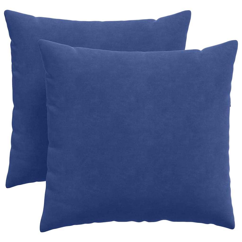 Sofa Cushions 2 pcs Police blue 45 x 45 cm