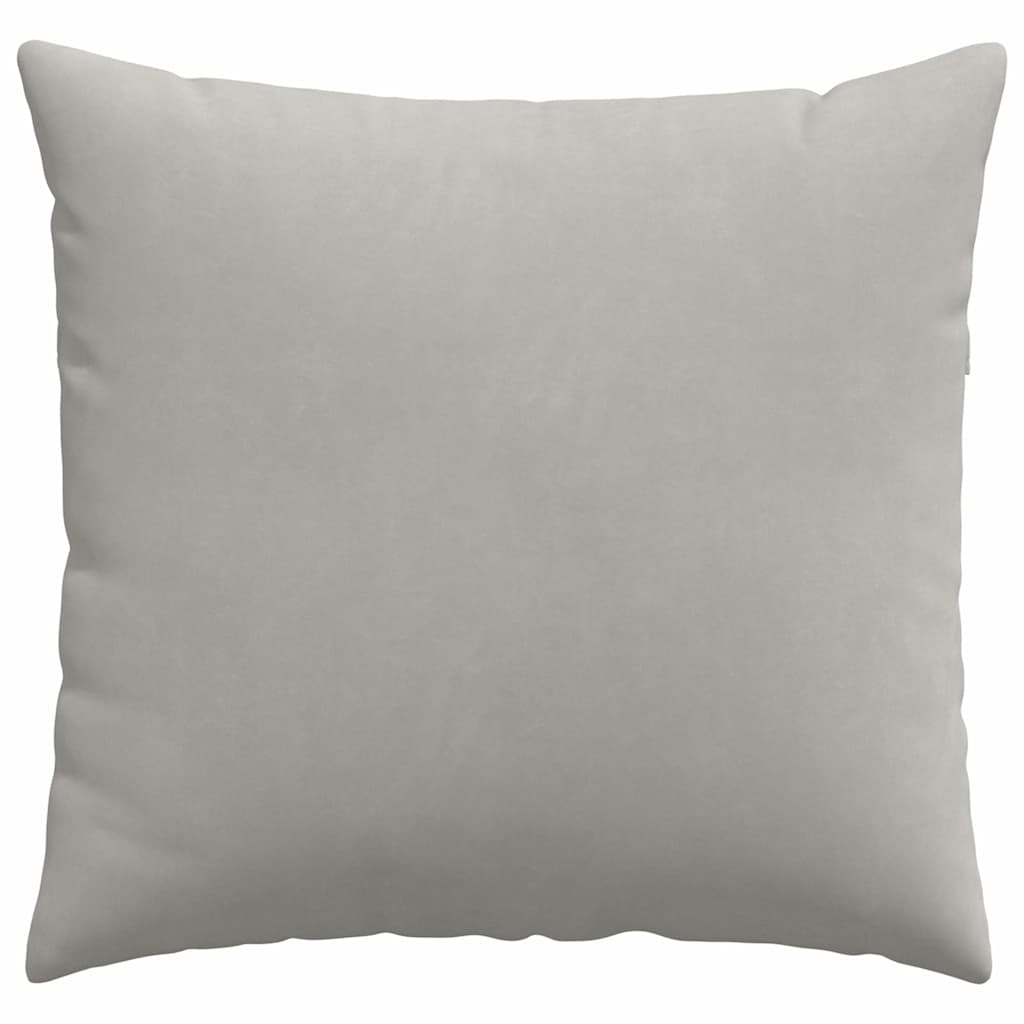 Sofa Pagalvės 2 pcs Šviesiai pilka 45 x 45 cm audinys