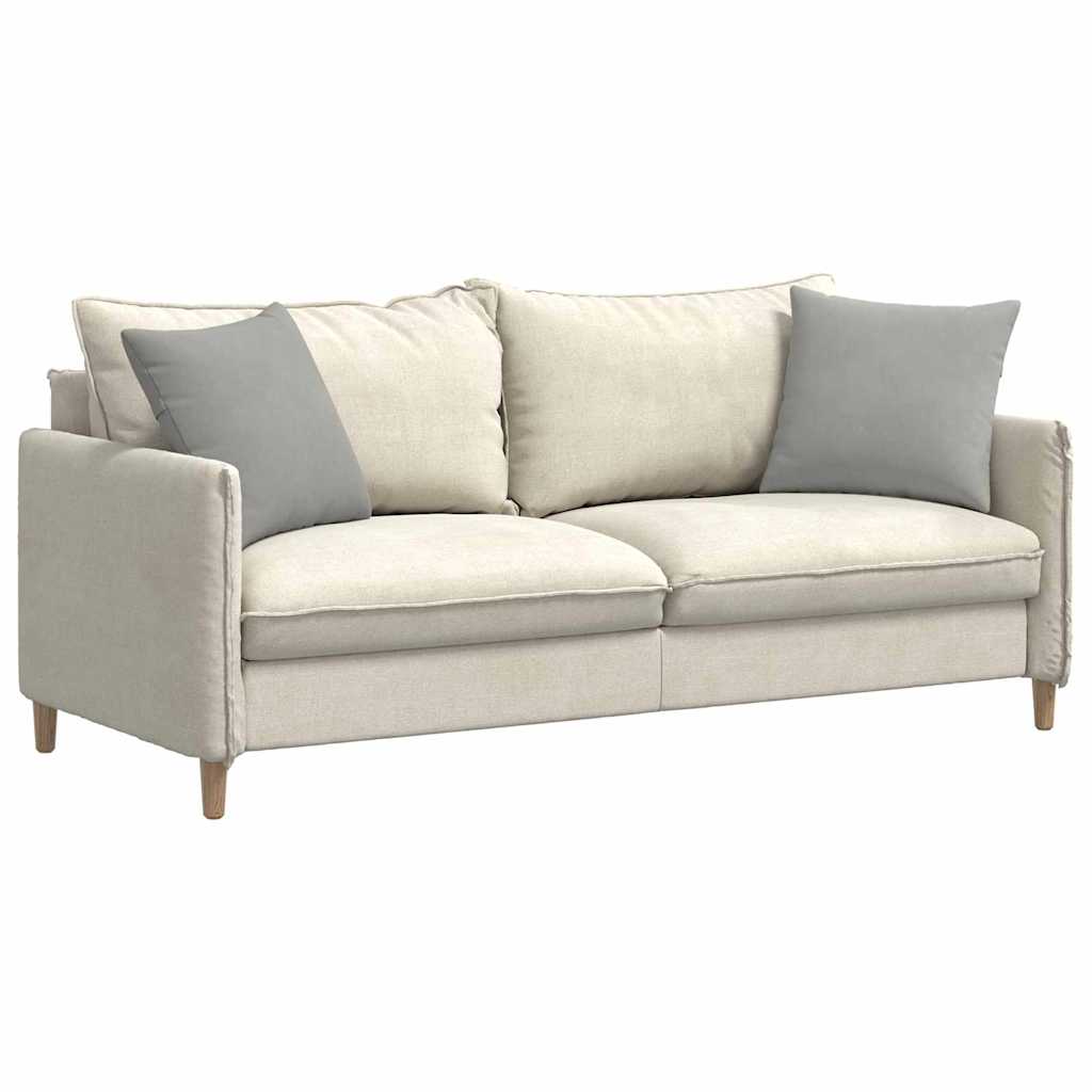 Sofa Pagalvės 2 pcs Šviesiai pilka 45 x 45 cm audinys