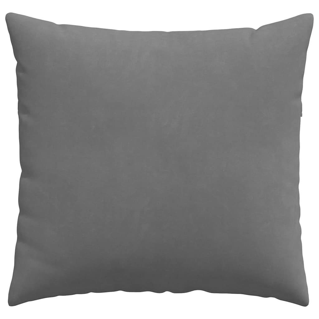 Sofa Pagalvės 2 pcs Tamsiai pilka 45 x 45 cm audinys