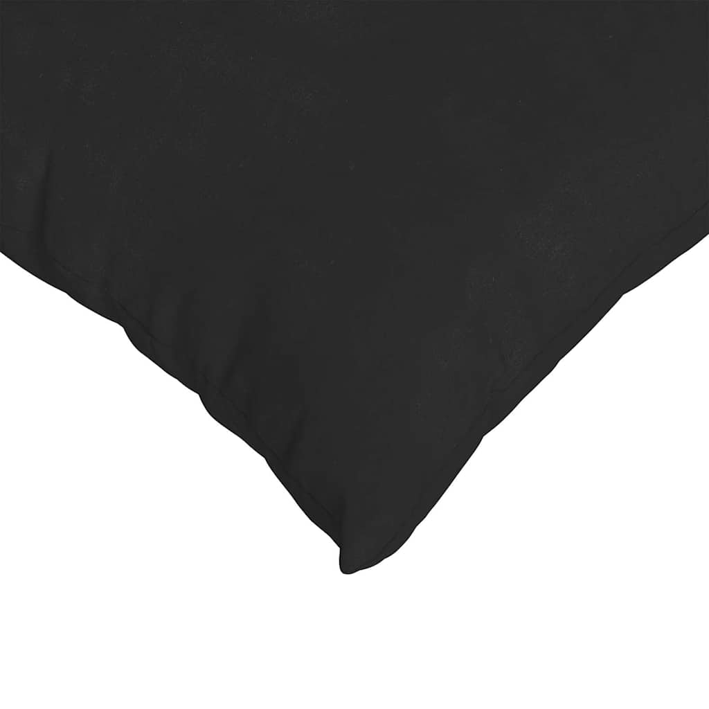 Sofa Pagalvės 2 pcs Juoda 45 x 45 cm audinys