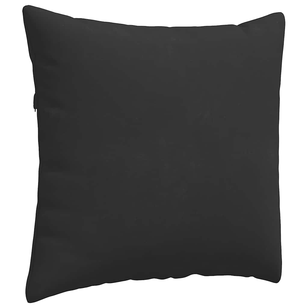 Sofa Pagalvės 2 pcs Juoda 45 x 45 cm audinys