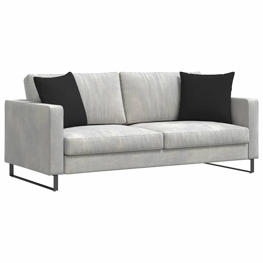 Sofa Pagalvės 2 pcs Juoda 45 x 45 cm audinys