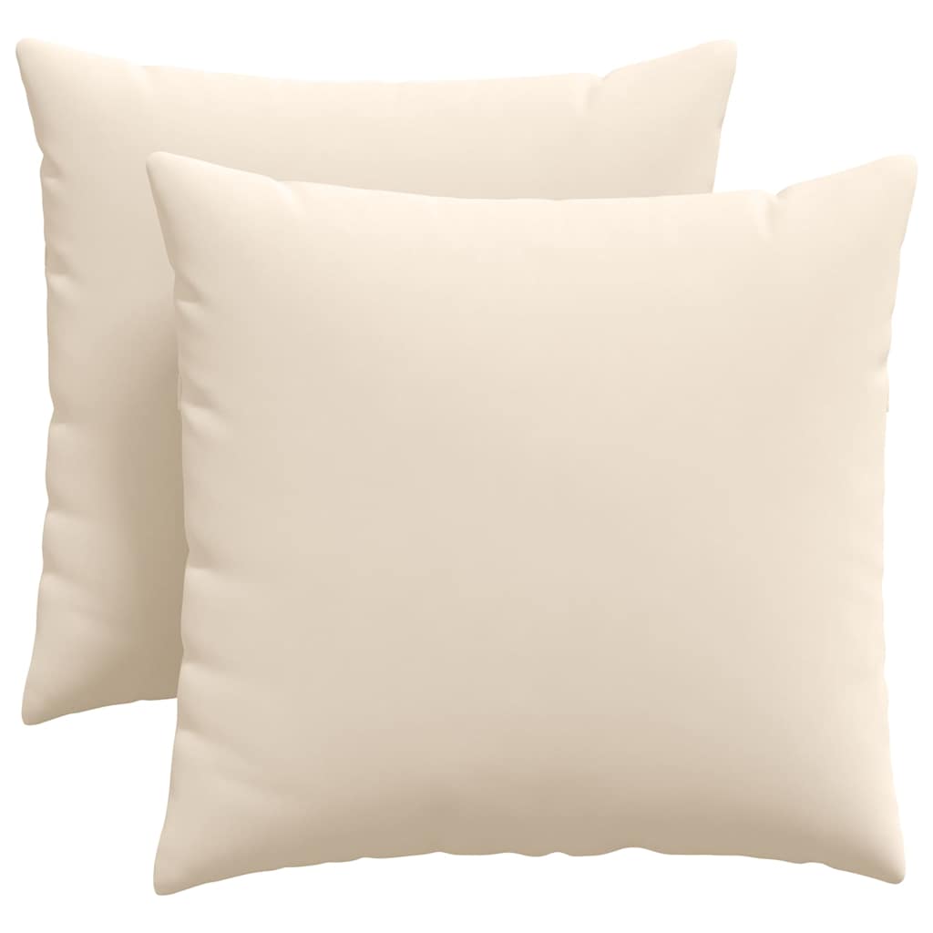 Sofa Pagalvės 2 pcs Smėlio 45 x 45 cm audinys