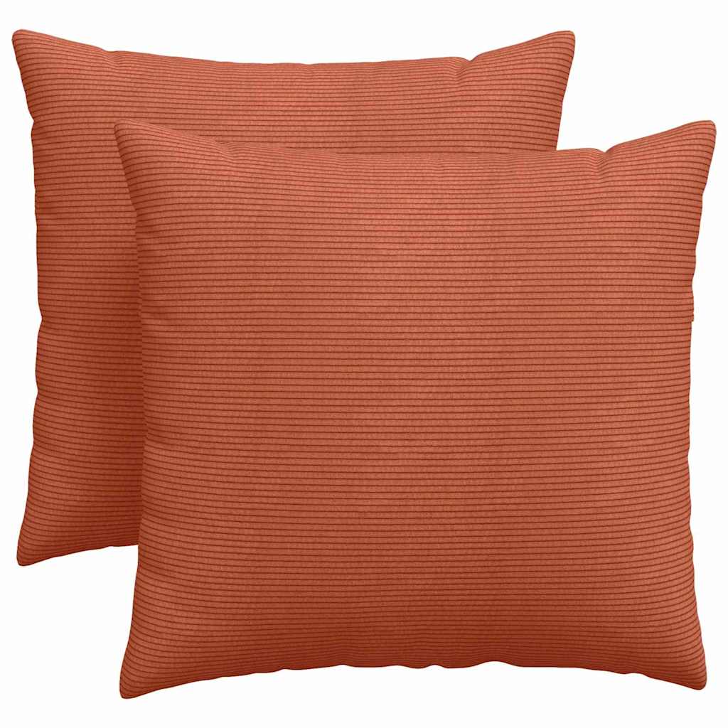 Sofa Pagalvės 2 pcs Raudona oranžinė 45 x 45 cm