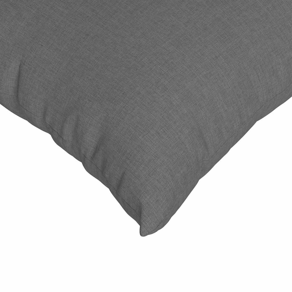 Sofa Pagalvės 2 pcs Tamsiai pilka 50 x 50 cm audinys